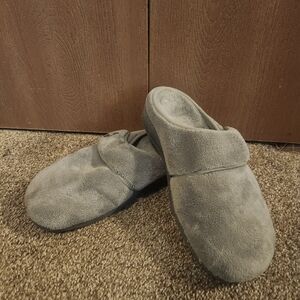 Vionic 361 Women’s US Size 8 EU 39 Hook & Loop Indulge Sadie Grey Mules Slippers